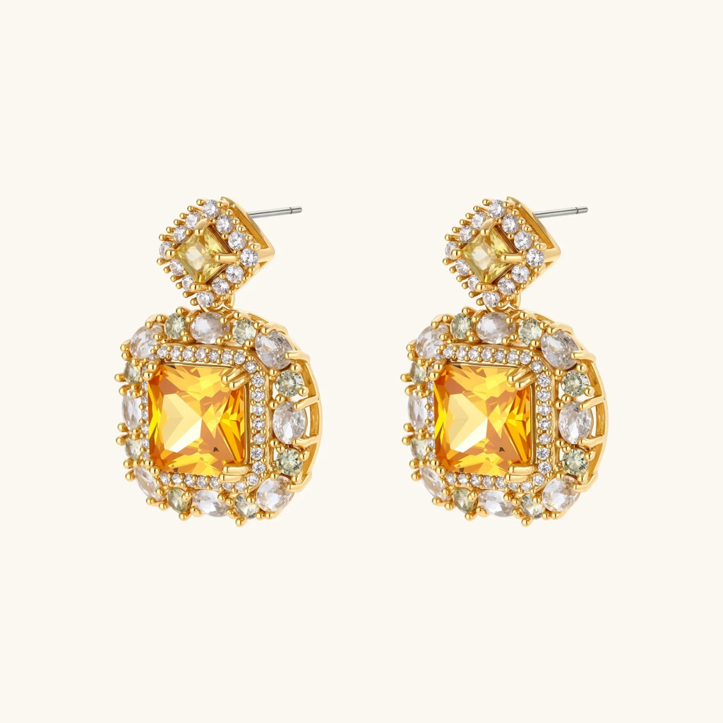 Goldenes Quadrat Luxus-Set